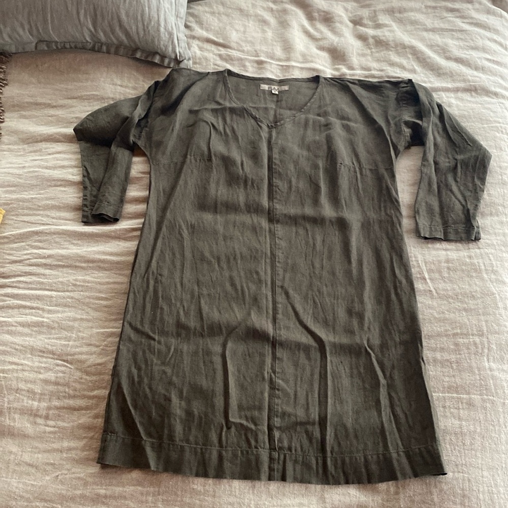 Women’s Olive Green Long Sleeve Tunic Top
